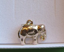 Charm Elephant 9CT Gold - 375 Charm Made in 1949  - Pendant   (H5RV)