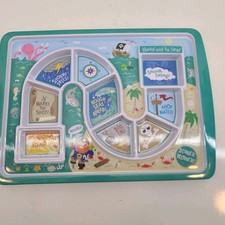 Kids Compartmentalized Sectional Melamine Plate Pirate Treasure Chest