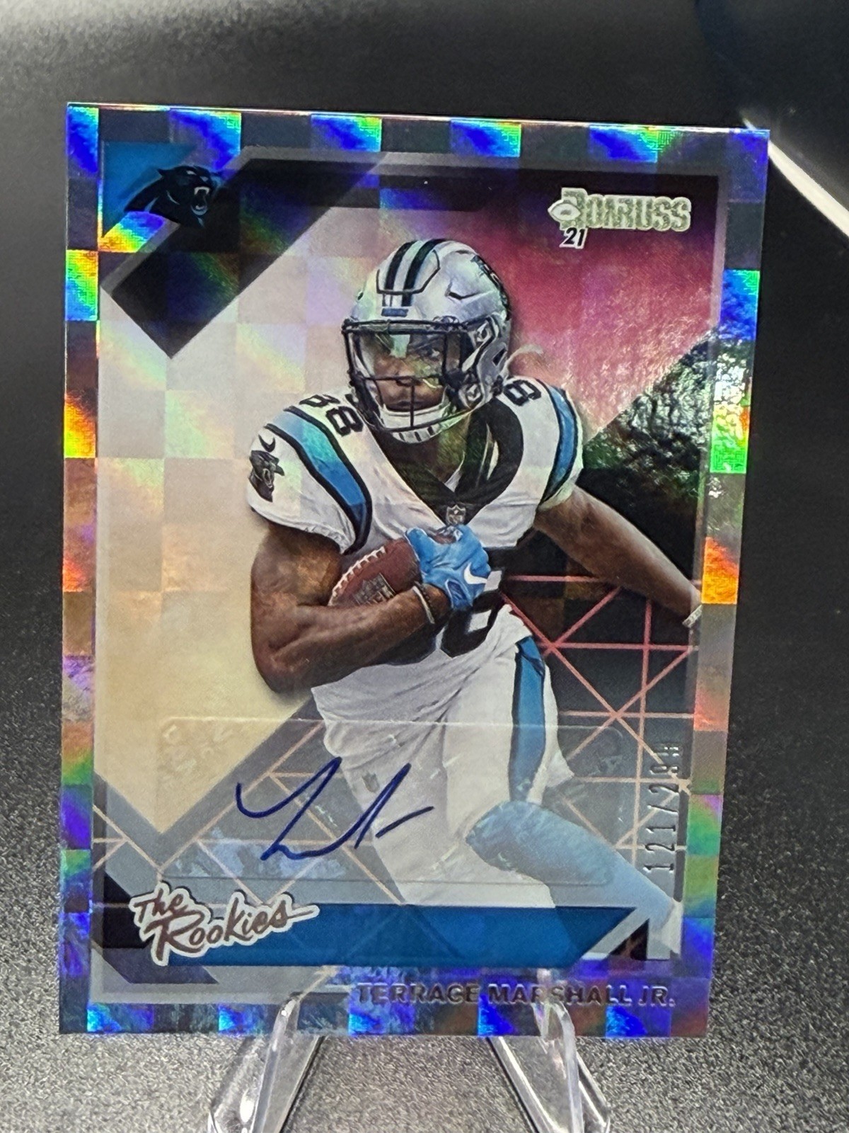 Terrace Marshall Jr. Panini Donruss the Rookies #TRTMA Autograph