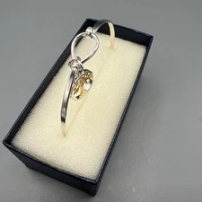 Kohl’s Sliver Expressions Silver Plated Bracelet Tree Of Life  Gold Tone