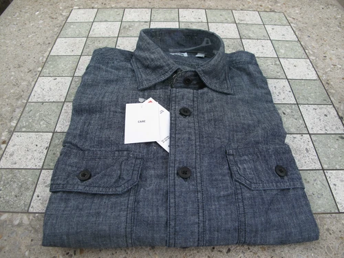 UNIQLO Chambray Jeans Denim Chiaro Navy Scuro UNIQUILO Camicia H&M H e M Supreme!!!