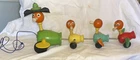 Vintage Fisher Price Gabby Goofies Duck Pull Toy 1956