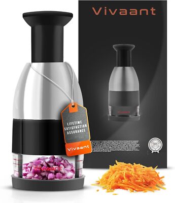 Slap Chop Manual Hand Chopper - Versatile Food Dicer, Vegetable