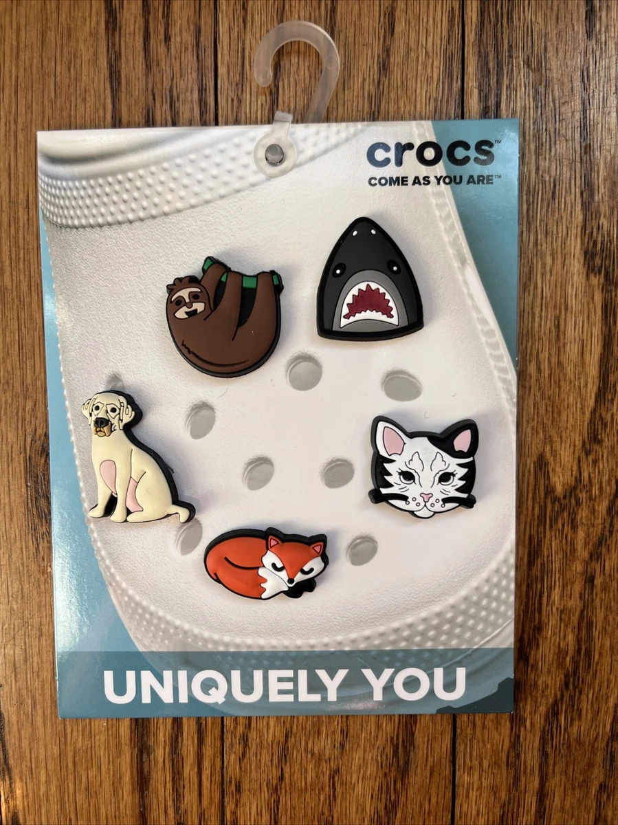 New Crocs Jibbitz "Animal Lover" 5 Pack Croc Shoe Charms