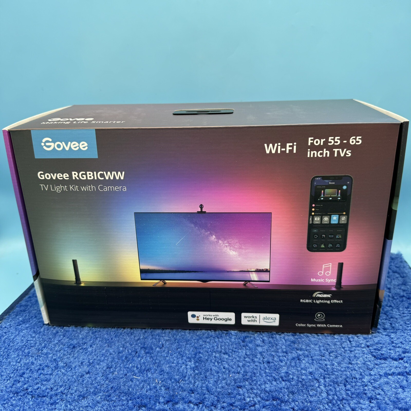 Govee H605D RGBICWW TV Light Kit with Camera Vocabulary Today