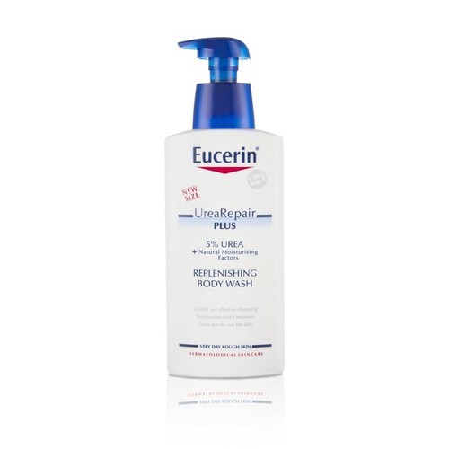 2 x Eucerin 5 Urea Replenishing Body Wash For Very Dry Rough Skin