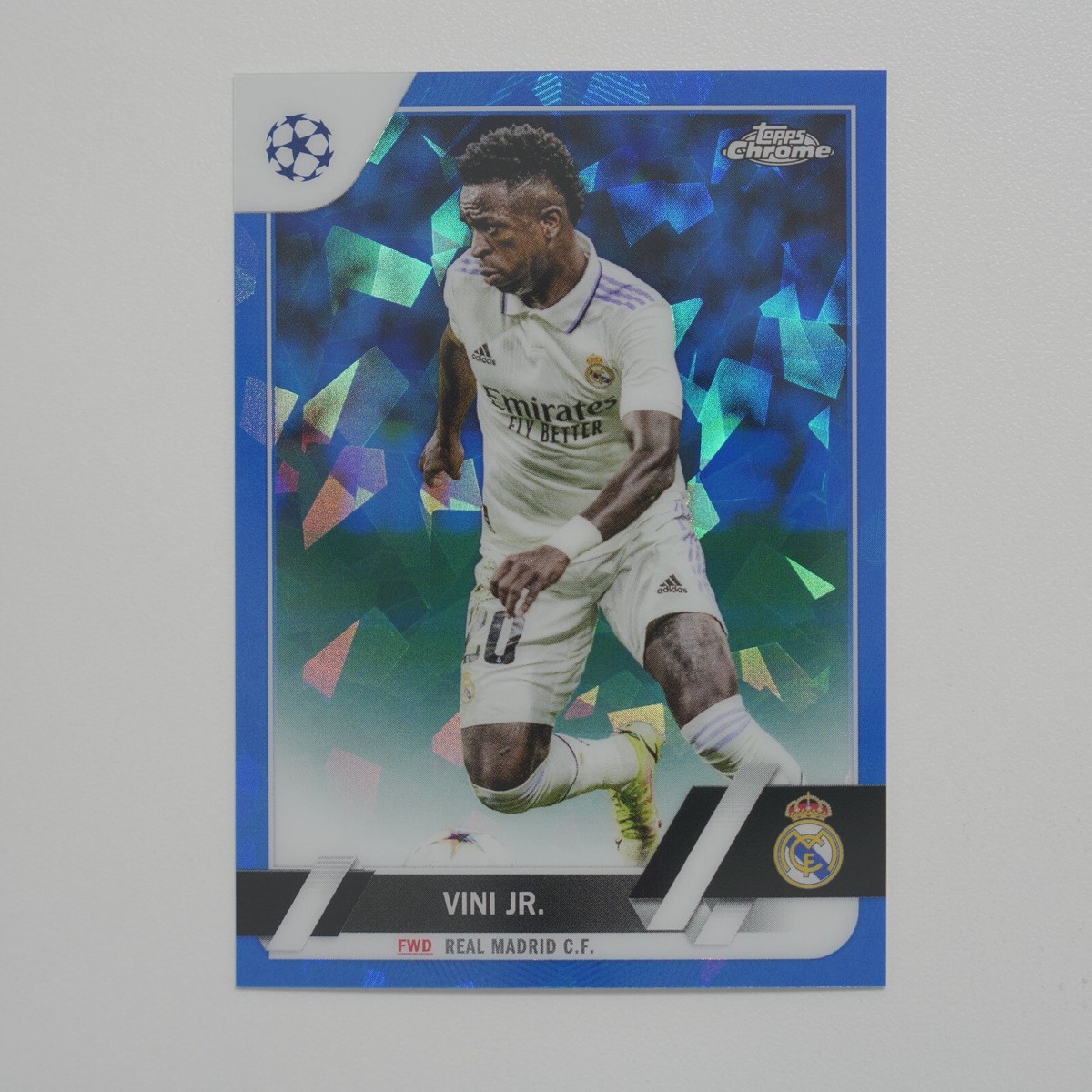 ヴィニシウス　2022-23 Topps Chrome UEFA 2022-23 Topps Chrome UEFA Vini Jr. Sapphire Icy #20 | eBay
