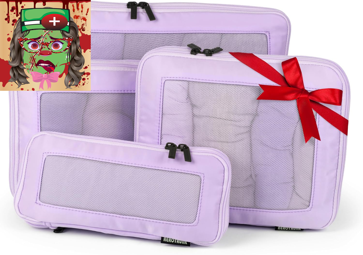 Compression Packing Cubes for Travel - Luggage Organizer Bags - Double Zipper-image