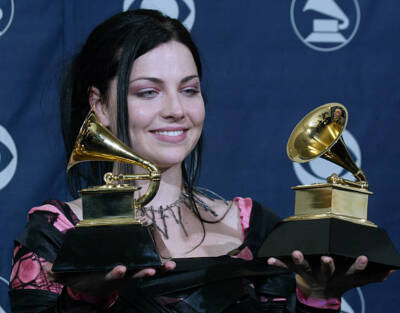 Amy Lee of Evanescence winners for Best New Artist Best Hard Rock - Old Photo