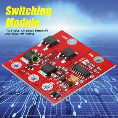 NEW DC 6-15V UPS Schalter Switches Controller Module Dual Power Supply max. 8A