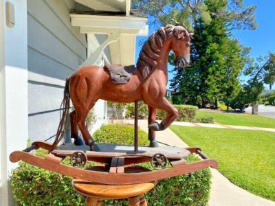 1930s Antique wooden rocking horse ( 23”x 32”) | eBay