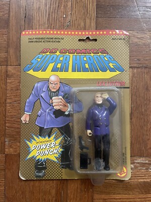 Lex Luthor W Power Punch, 1989 ToyBiz Action Figure Original Unopened Package