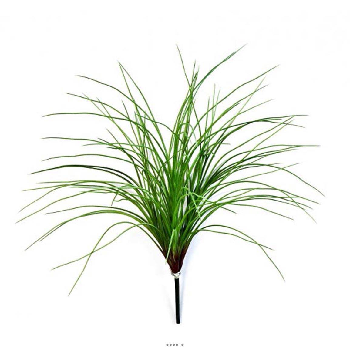 Herbe artificielle plastique H 55 cm en piquet fausse plante verte décoration maison