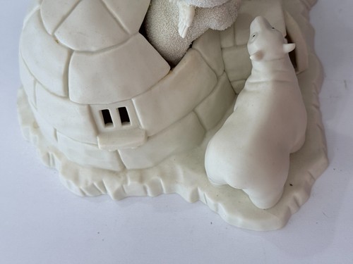 Dept 56 Snowbabies "Stiamo costruendo un igloo ghiacciato" #56-66802 NO SCATOLA - Foto 3 di 11