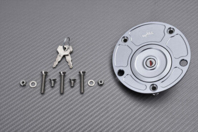 TWM Titanium Fuel Tank Gas Cap + keys SUZUKI GSXR 600 / 750 2004-2005 / TSC.02.T