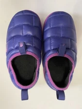 NIB The North Face Youth 1 Thermal Tent Mule Moccasin Slipper Shoe Blue/Violet