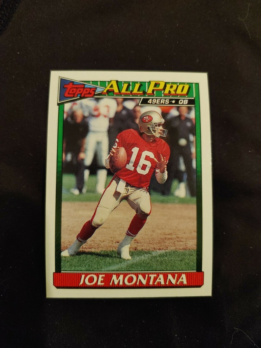 1991 Topps Joe Montana all pro football card San Francisco 49ers