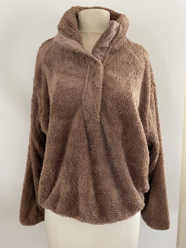 H\u0026M Women's Pullover Fleece Furry 
