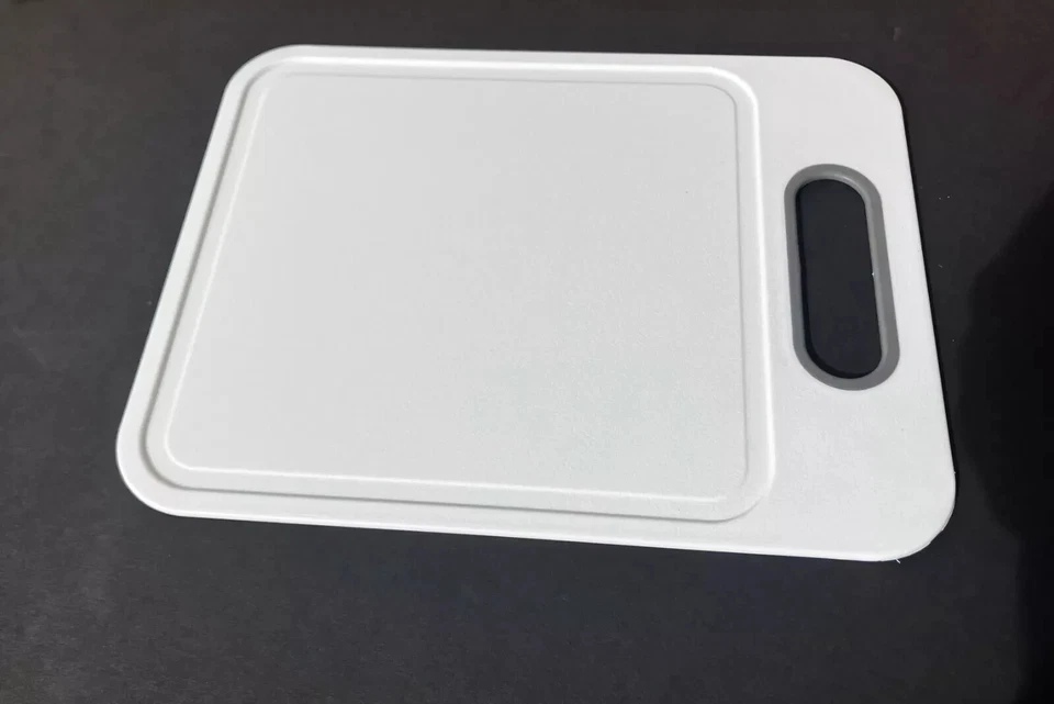 Cutting Board 8.5x11" White Cutting Board with Grips Cooking Concepts Pack of 2 - Image 3 of 4