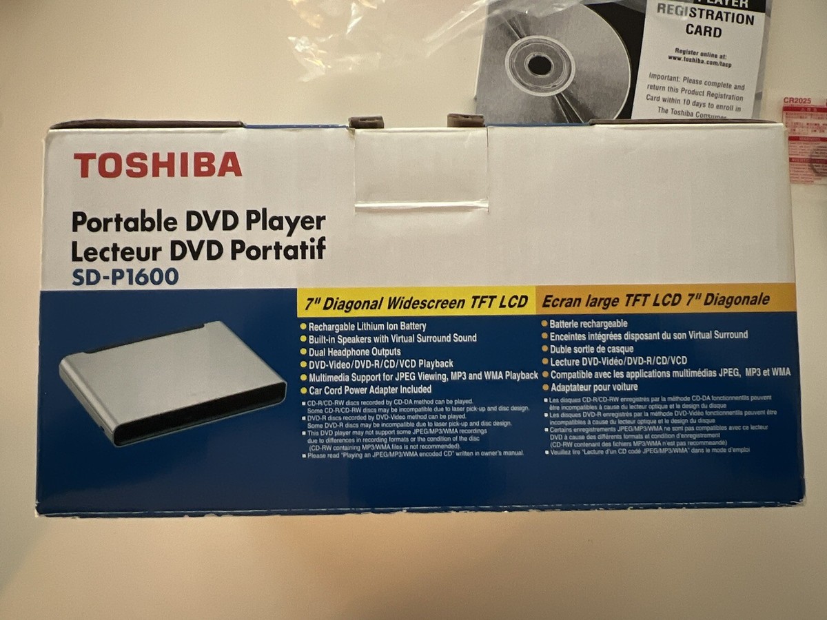 Toshiba SD-P1600 Portable DVD Player (7