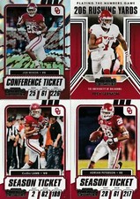 JOE MIXON 2021 CONTENDERS CONFERENCE TICKET #'D 46/199 - 4 CARD LOT CEEDEE LAMB