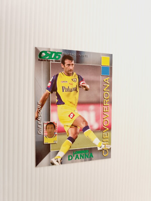 CARD NO. 38 LORENZO D'ANNA CHIEVO FOOTBALL CARDS 2005 PANINI CC05 NEW ORIGINAL