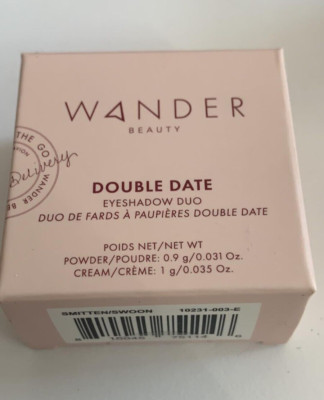 WANDER BEAUTY DOUBLE DATE EYESHADOW Duo Smitten & Swoon Powder & Cream