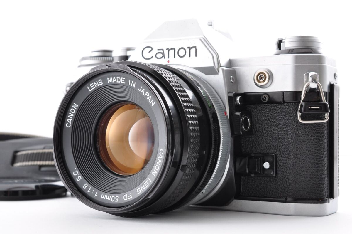 Canon AE-1 Program Silver / Lens FD 50mm f/1.8 S.C. AS-IS Canon AE-1 Program Silver / Lens FD 50mm f/1.8 S.C. AS-IS