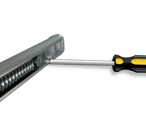 astine a molla per tende a vetro