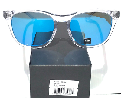 NEW Revo TATUM Shiny Crystal Clear POLARIZED Blue GLASS Sunglass