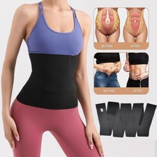 Waist Support Snatch Me Up Bandage Wrap Sauna Belt Trimmer Body Shaper Trainer