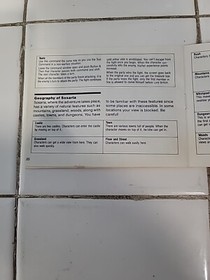 ULTIMA EXODUS : (NES , 1988) = **INSTRUCTION MANUAL ONLY **