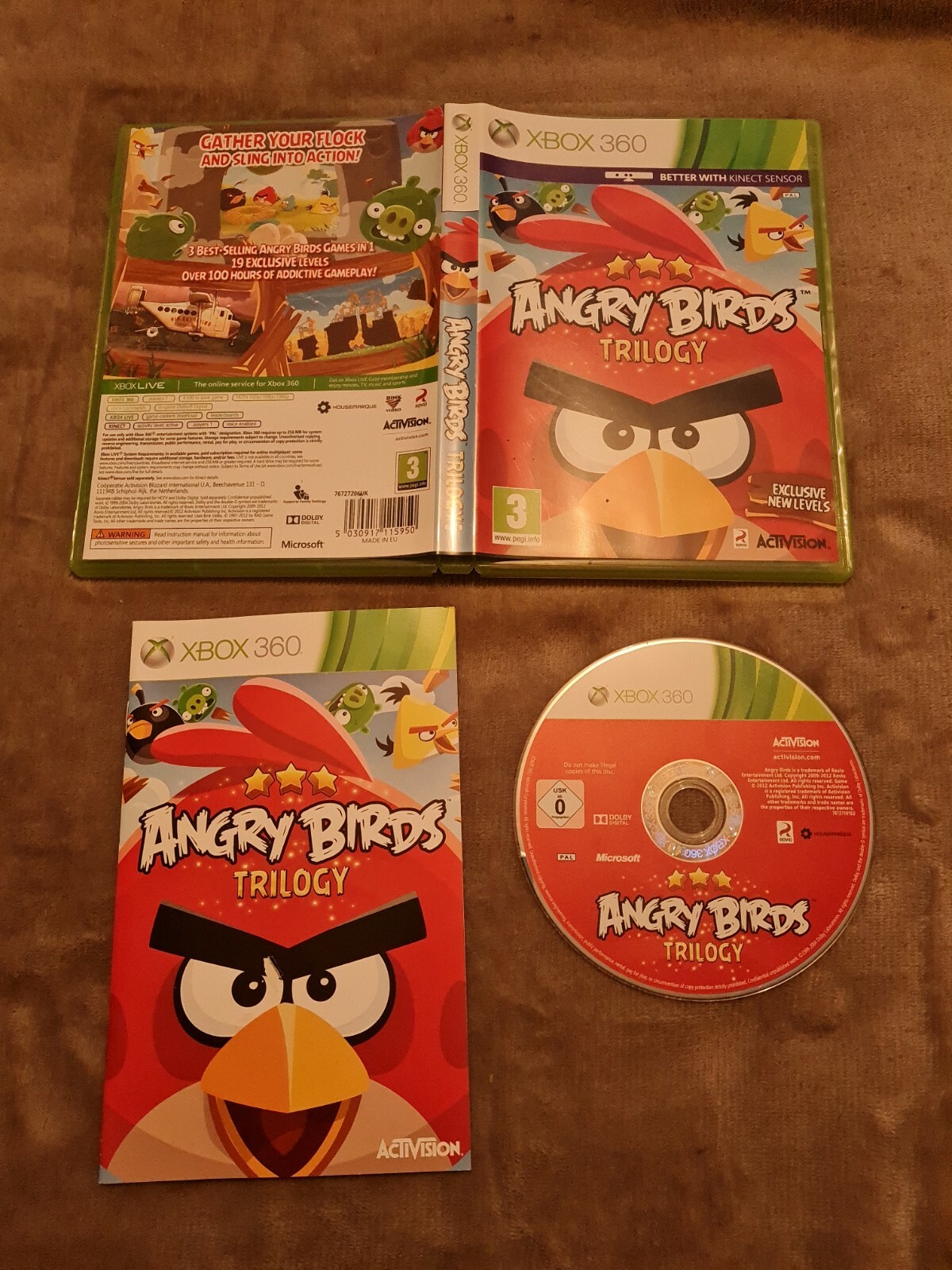 ANGRY BIRDS TRILOGY XBOX 360 OCCASION - LIVRAISON GRATUITE 