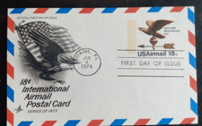 BALD EAGLE WEATHERVANE  1974 ARTCRAFT  CACHET FIRST DAY CARD