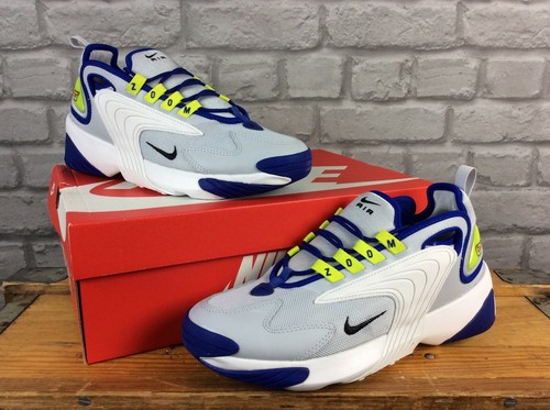 Nike Zm Air Herren UK 7 EU 41 Zoom 2k weiß blau Sneaker Turnschuhe Rrp £ 80  | eBay