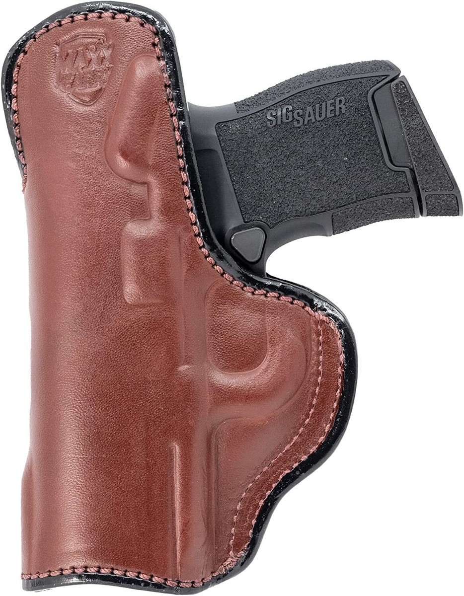 Max Carry Brown Leather IWB Gun Holster for SIG SAUER P365XL/P365