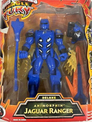 Power Rangers Jungle Fury Deluxe Animorphin Jaguar Ranger Figure