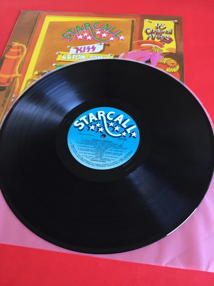 Star Call Vinyl Record Kiss Abba Hall And Oates Elton John Ol 55 Numbers Dugites - Image 2 of 4