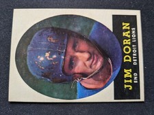 1958 Topps Football Card # 43 Jim Doran - Detroit Lions (EX)