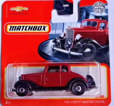 Matchbox    1934 Chevy Master Coupé  OVP 2021 Mattel  6/100 MBX Show Room