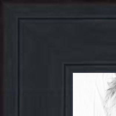 ArtToFrames Picture Frame Custom 1.5''  Black Stain on Pine Wood 4103 Small