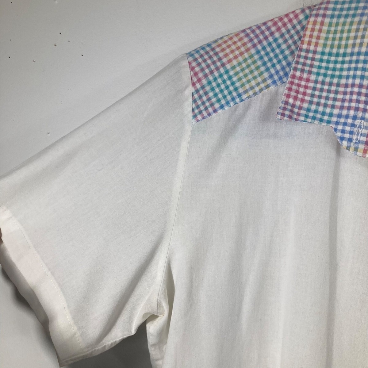 Womens Vintage American Collection by Cricket Lane SS Button Shirt L View 4