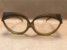 CHRISTIAN DIOR VINTAGE UNIQUE FRAME 80' OLIVE GREEN,MADE IN GERMANY