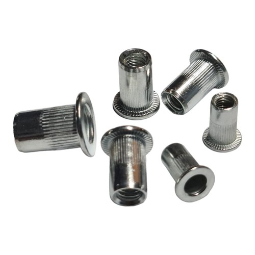 Steel Threaded Rivnuts Knurled Head Nutserts Rivet Nuts M5 M6 M8 M10 ...