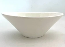 FORTESSA WHITE BONE CHINA OVAL BOWL DISH APPETIZER CONDIMENT SALT DIP, 4.25 LONG