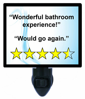 Bathroom Decorative Photo Night Light, Bathroom Review, Comedy