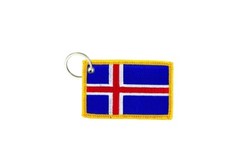 Keychain Brooch Patch Badge Flag Icelandic
