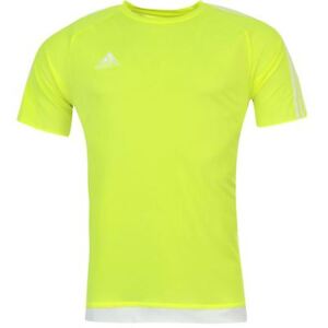 adidas 3 stripe estro t shirt mens