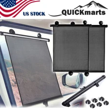 Car Side Window Sun Shade Cover Retractable Screen Baby Curtain UV Shield Visor