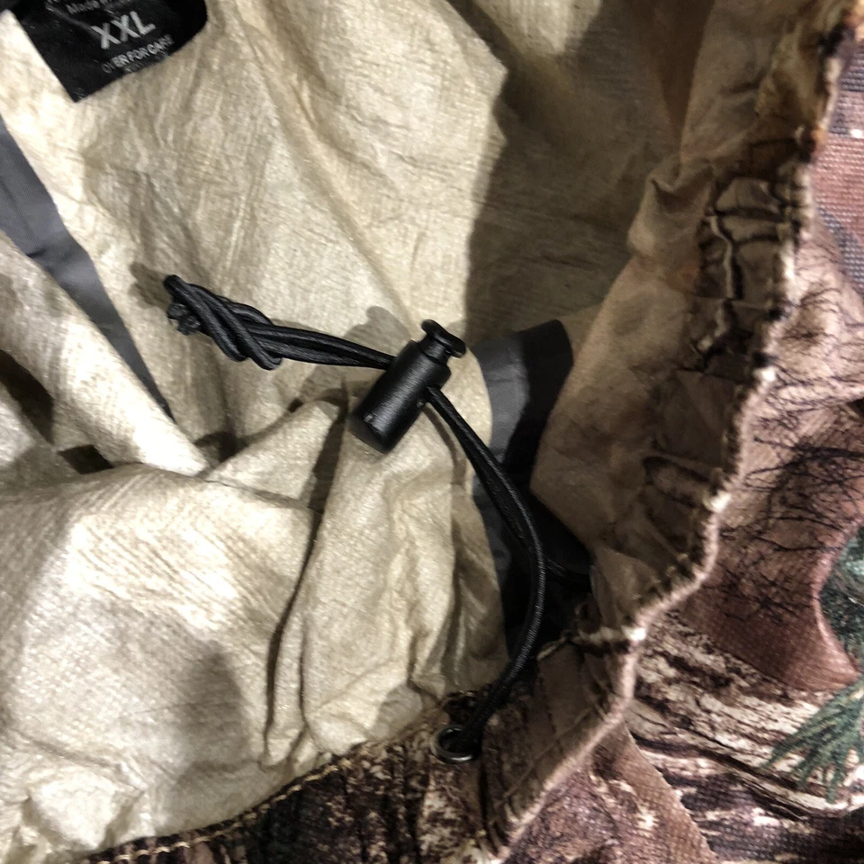 FROGG TOGGS real tree CAMO Rain Pants XXL 100% Polypropylene. - Image 3 of 4